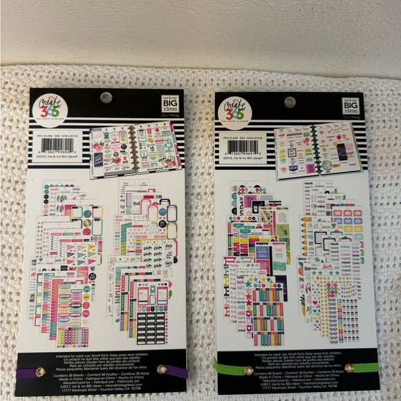 Create 365 colorful Sticker the happy planner set of 2 - Picture 2 of 4